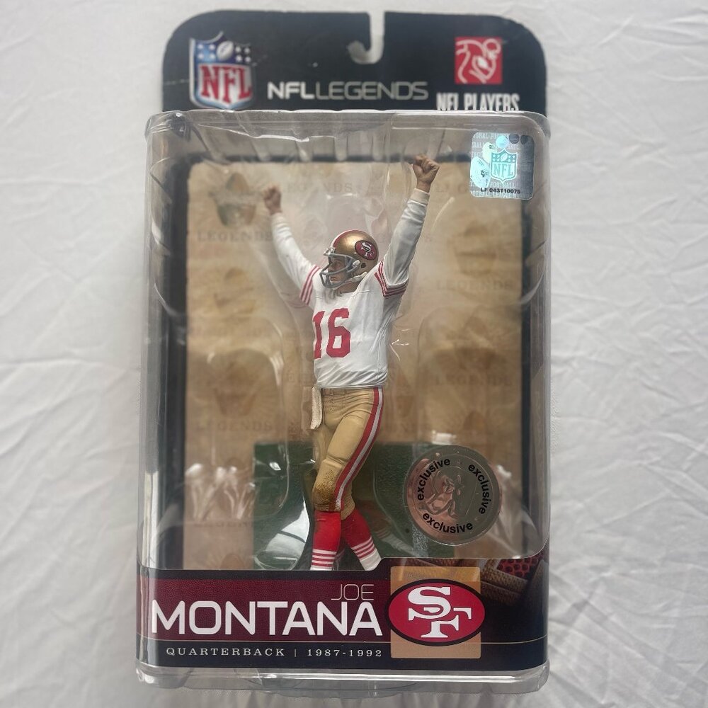NFL Legends Joe Montana Action Figure [White Jersey] Toys R Us Exclusive